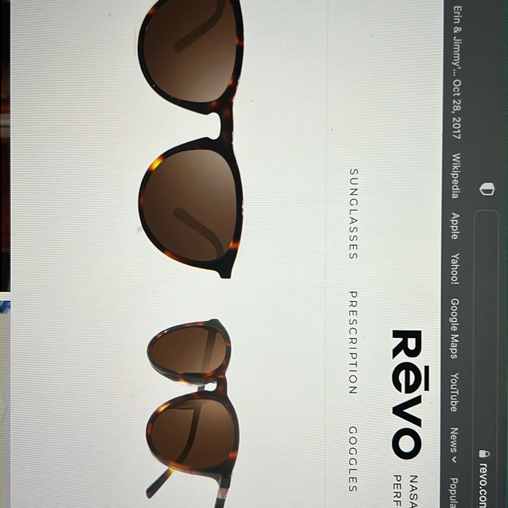 Revo Tortoise Shell Brown Lens Round Sunglasses